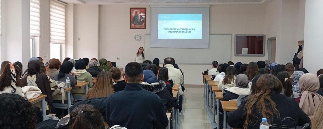 Tokat Sağlık Hizmetleri Meslek Yüksekokulu'nda TEKNOFEST ve Yarışmalar Koordinatörlüğü Tanıtım Etkinliği Gerçekleştirildi!